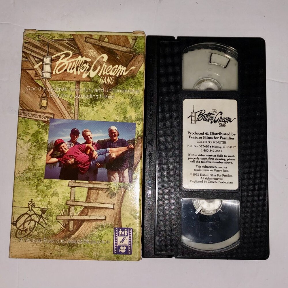 Lot of 2 VHS Movies - The Butter Cream Gang & "The Secret of Treasure Mountain"